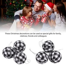6Pcs 70mm 2.76 Christmas Ornaments Balls Christmas Tree Decoration Balls Year's