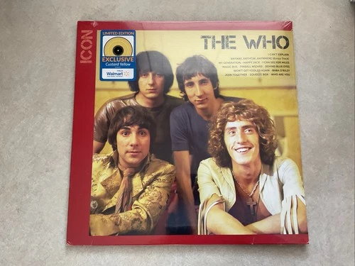 NEW - The Who - Icon LP - Exclusive Custard Yellow Vinyl Record - Free ShipN!