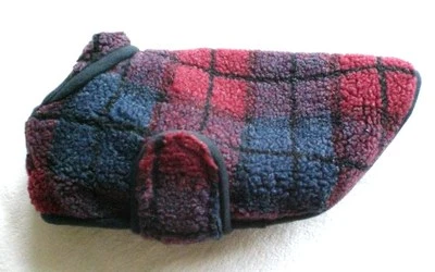 WAUWUF Hunde Wintermantel ACRYLIC warme Decke m. Bauchlatz Westie Mops massive Rassen