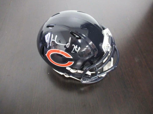 Jordan Howard Signed Bears Mini Helmet Auto Schwartz A0248283