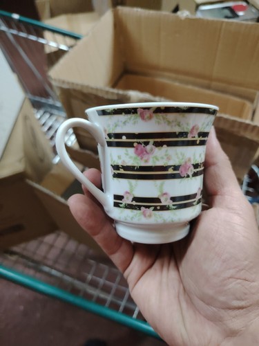 24 x Wholesale Vintage Tea Cups & Saucers Floral Tea Set Drinking Cups Teacup - Picture 10 of 11