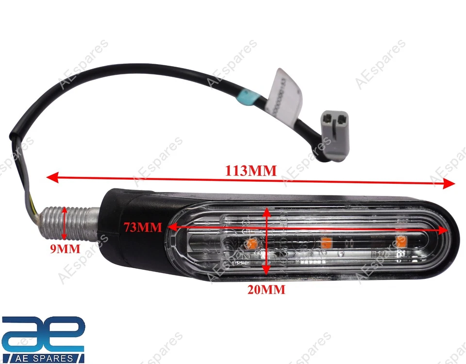 LED Turn Signal Indicator Set Fits For Husqvarna 250 Vitpilen Svartpilen 401 - Image 2 of 4