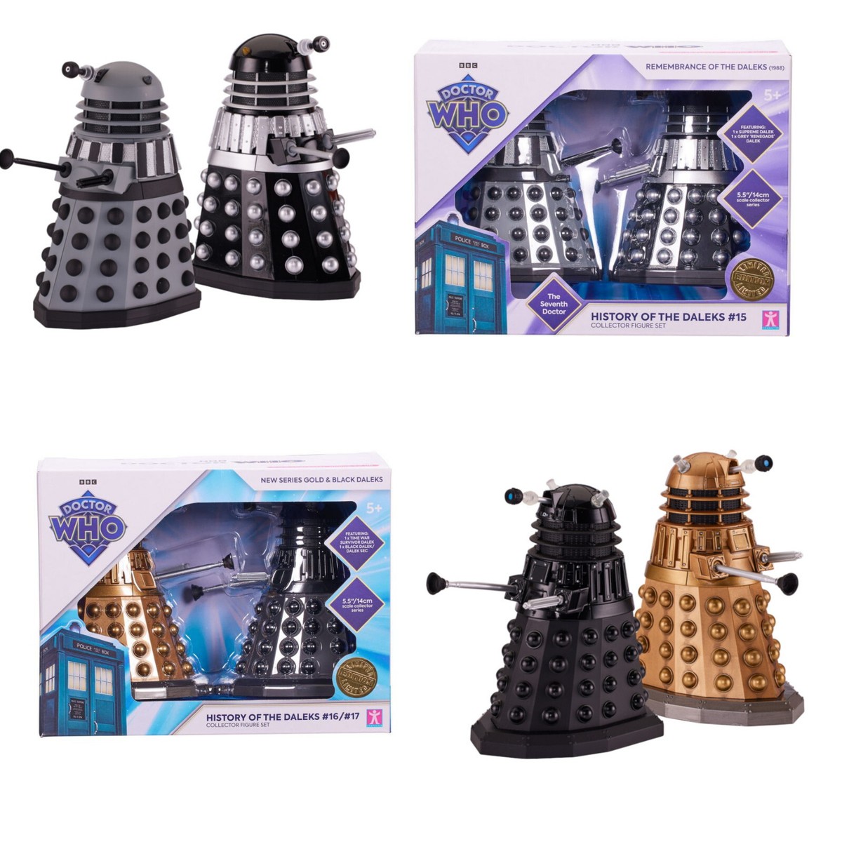 Doctor Who History Of The Daleks 15 16 17 Supreme Renegade Sec