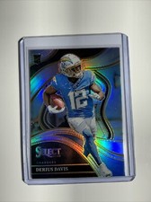 2023 Panini Select Derius Davis #277 Club Level Prizm Holo Rookie RC Chargers