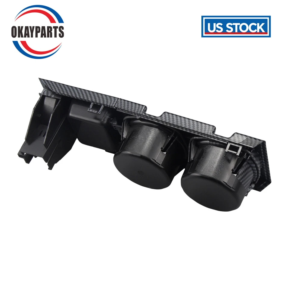 Carbon Fiber Console Cup Holder For BMW 320i 323i 325i 330i 98-07 51168217957 - Image 4 of 4