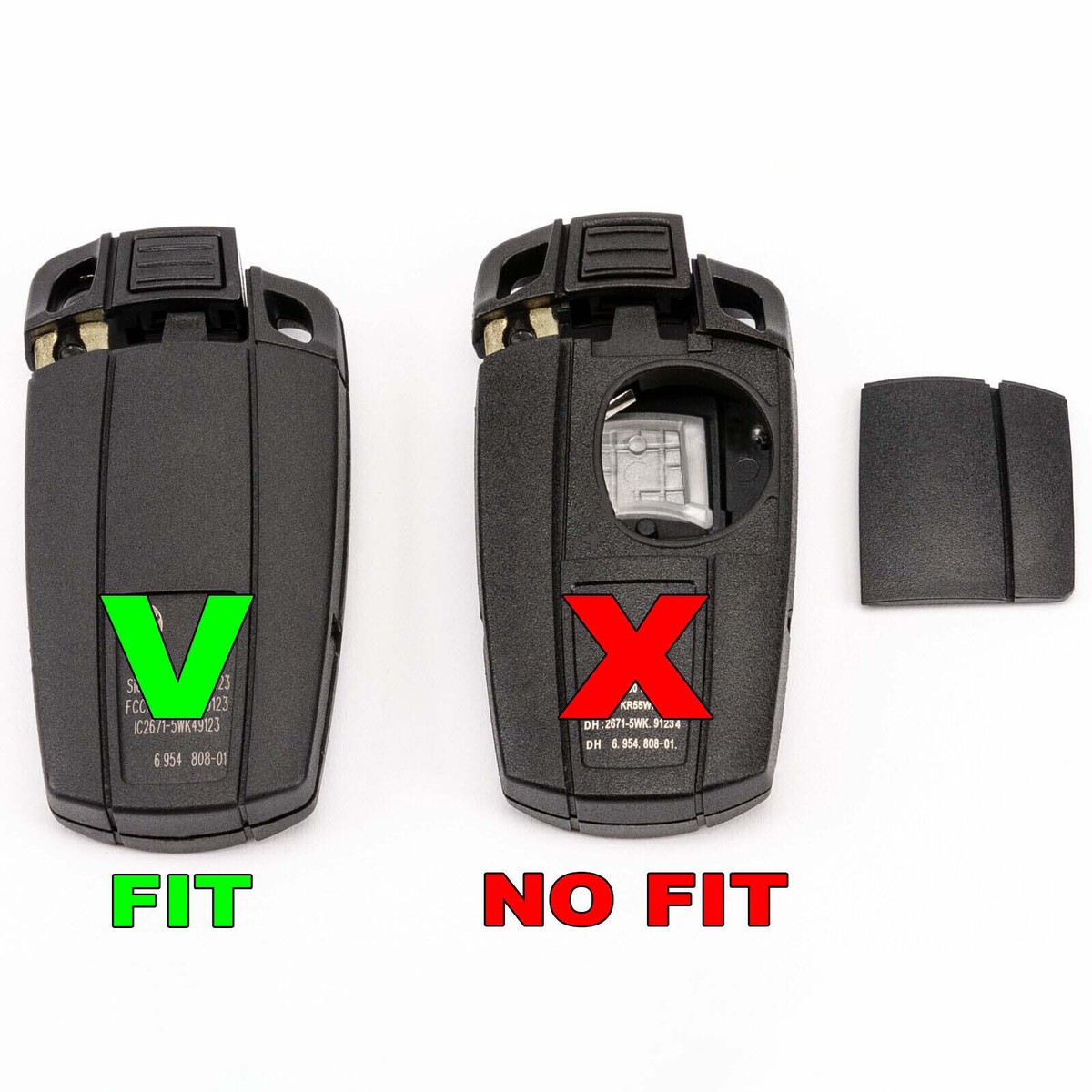 COQUE CLÉ POUR BMW 1 E81 E82 E87 3 E90 E91 E92 5 E60 E61 X1 E84 X6 E84 VL2020 - Foto 2