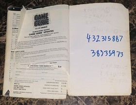 NES GALOOB Game Genie Video Enhancer Programming Manual Codebook - Book Only