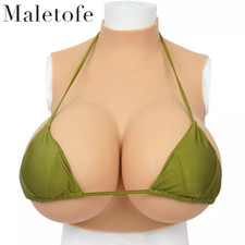 Silicone Breast Forms Breastplate Fake Boobs for Crossdressers Cosplay S Cup