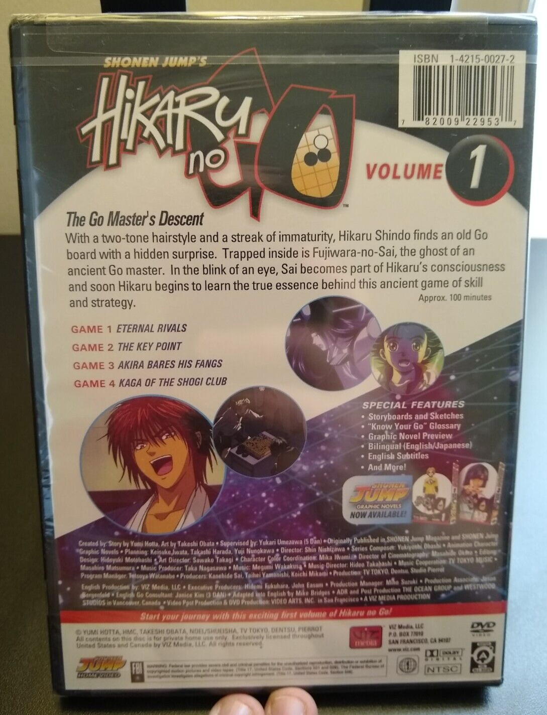  Hikaru No Go, Vol. 1: The Go Masters Descent [DVD