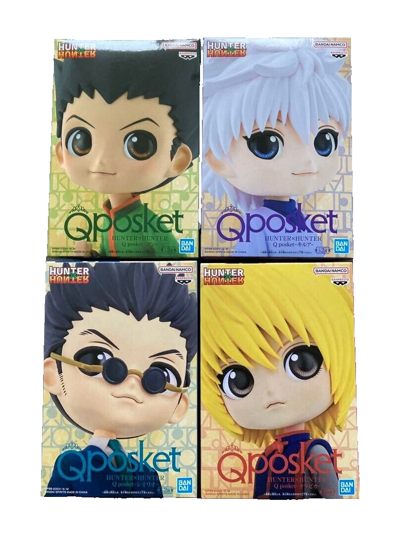 HUNTER×HUNTER Q posket フィギュア 8個セット新品、未使用 Q posket Hunter x Hunter Gon Killua Leorio Kurapika Figure A Set