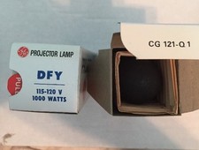 2 TWO NOS Sylvania - PROJECTION LAMP Bulb - DFY 1000W 115-120V