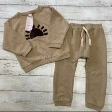 Wyld Bub Sunshine Set Outfit Size 100 ( 3T ) Neutral