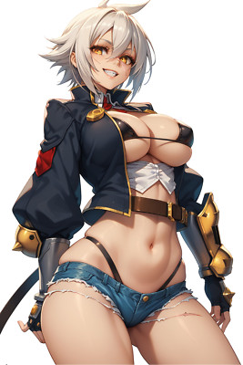 Bullet BlazBlue Waifu Weatherproof Anime Sticker 6'' Car Decal