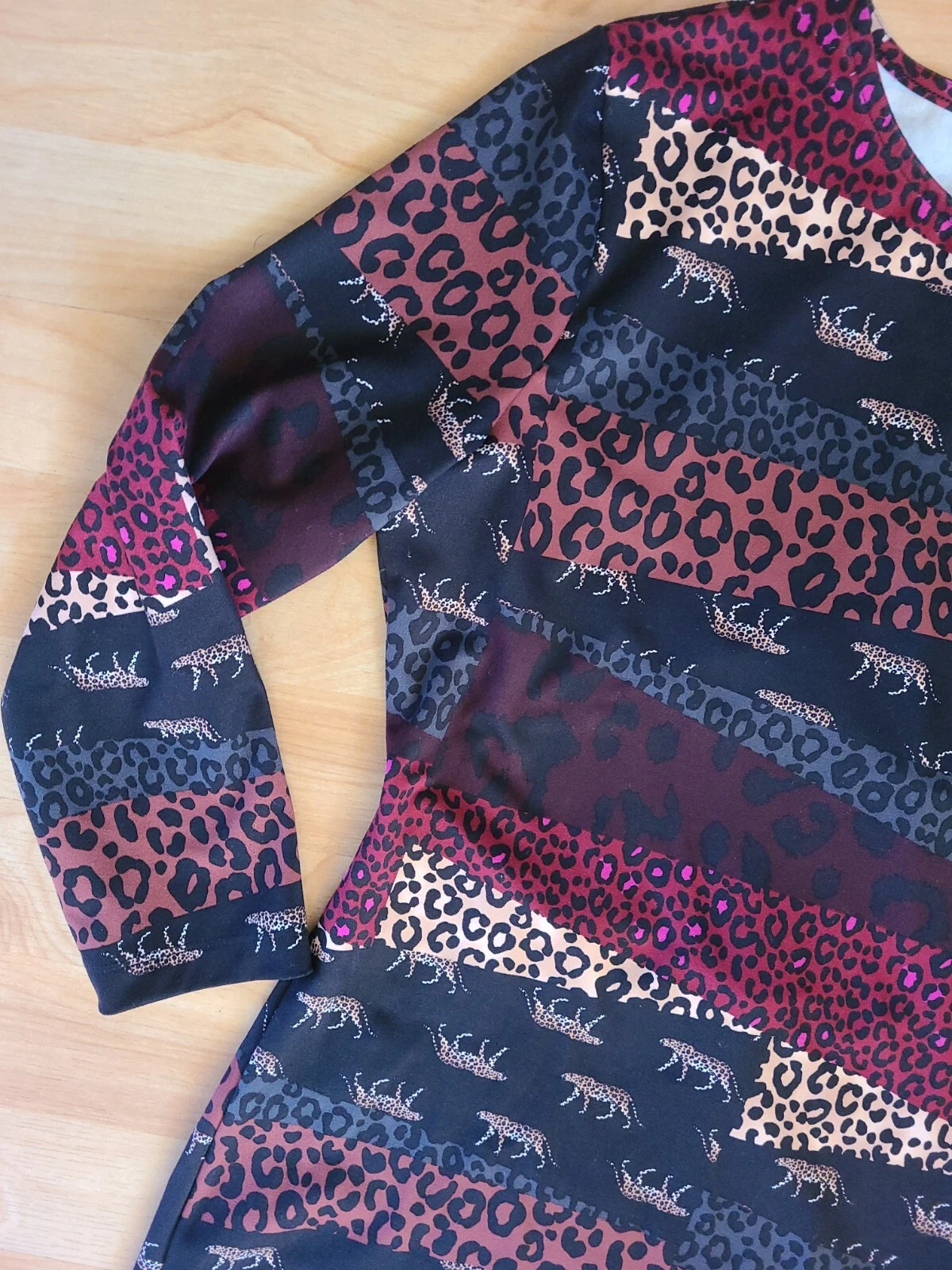 UNDERCOVER VICTORIA'S SECRET SPORT BODYCON CUT OUT ANIMALE PATCHWORK TAGLIA S