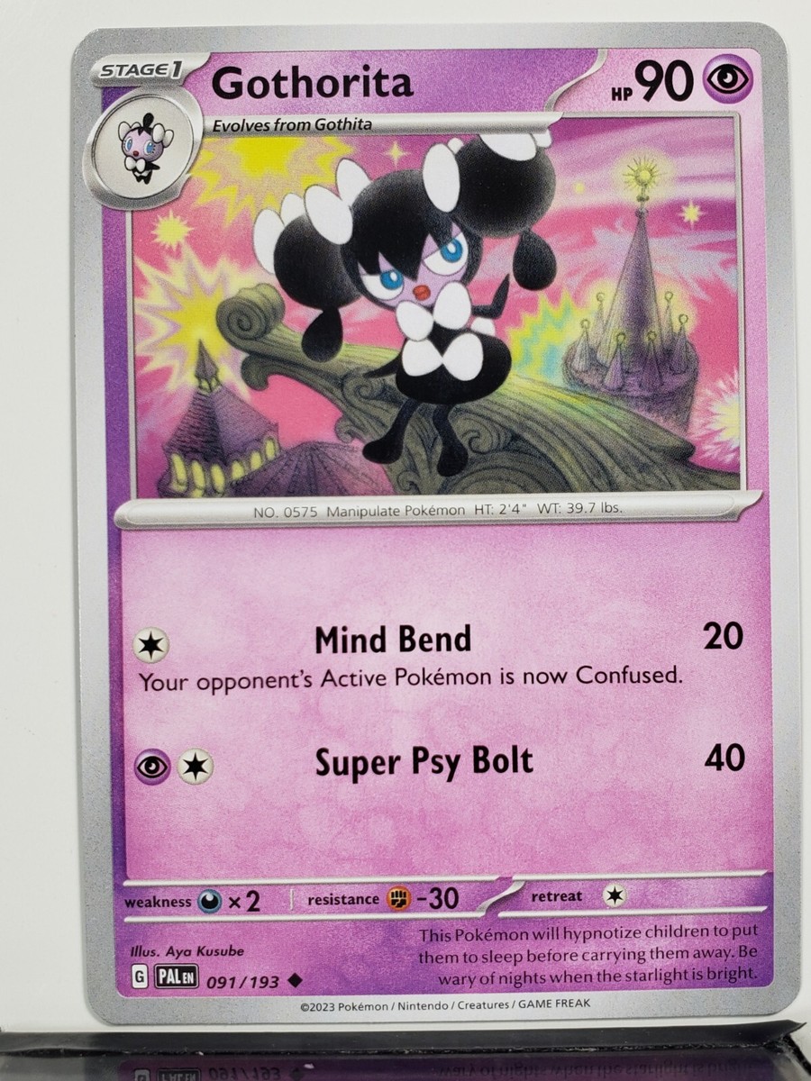 Gothorita 091/193 NM / M - Paldea Evolved Pokemon Card - Aya