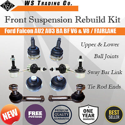 PolyPro Front Suspension Rebuild Kit Link Bush Ball Joints for FORD FALCON BA BF