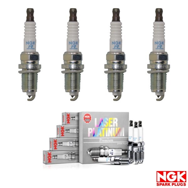 New Set of 4 NGK Laser Platinum Spark Plugs PLZTR4A-13 for Chrysler Dodge Jeep