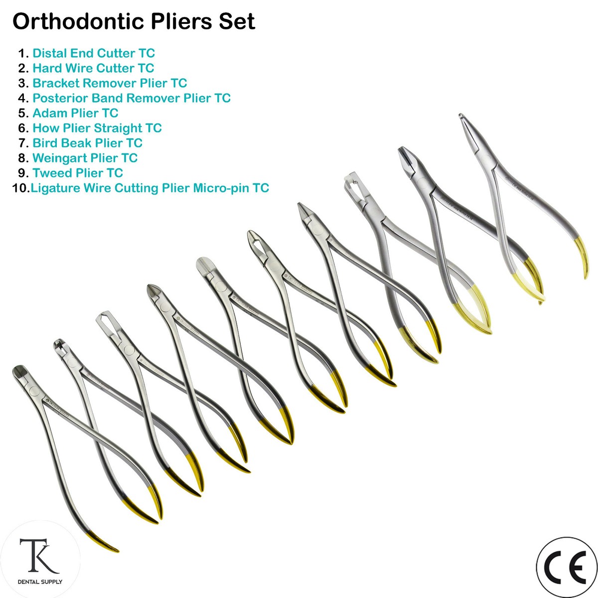 Strumenti Ortodontici Laboratorio Set Di - Strumenti Dentali Professionali Per Apparecchi - Foto 6