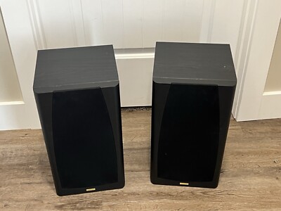 Set of 2 Jamo 68 Black Ashwood Denmark HIFI Vintage Speakers (Pair
