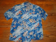 Vintage hawaiian shirt rayon penney japan Sz. madium