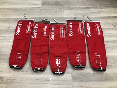 Sanitaire 54582A-4 Heavy Duty Commercial Cloth Shake-Out Vacuum Bag, Lot of 5
