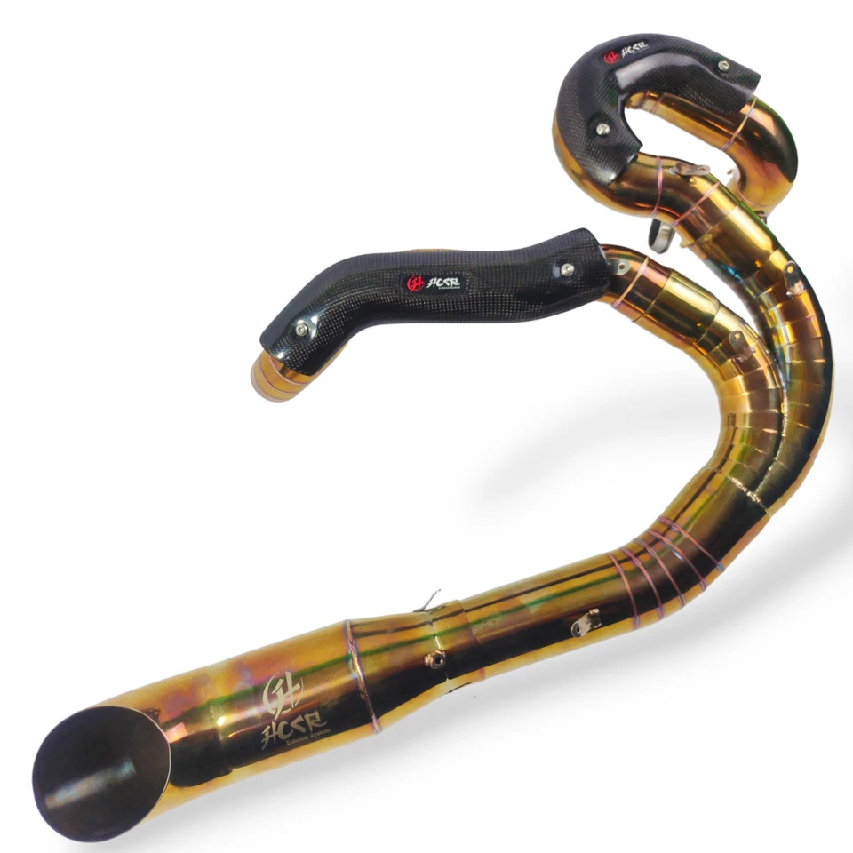 Sistema de escape completo apto para Harley Davidson V-ROD/NIGHT ROD SPECIAL 2002-2017 Foto 3 de 4