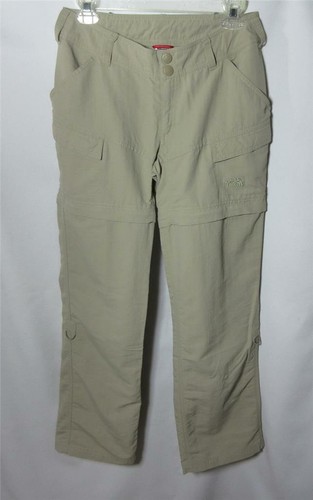 The North Face Khaki 4 Women Regular Straight Leg 3 Way Cropped Shorts Long Pant Ebay