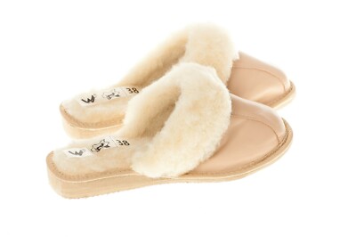 Pantofole Sportive Di Pelliccia Di Agnello - Foto 2