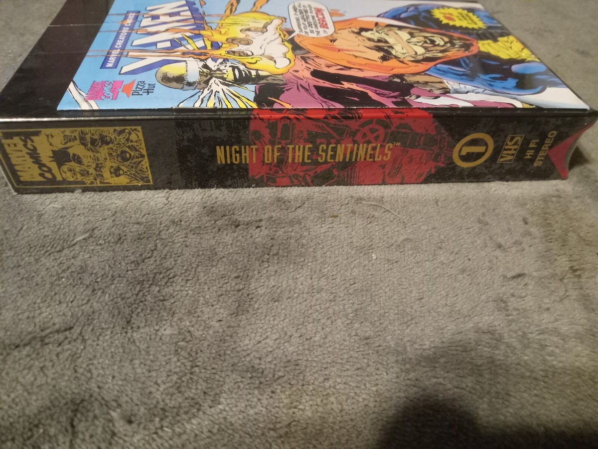 X-Men Creator's Choice Night of the Sentinels VHS Tape Pizza
