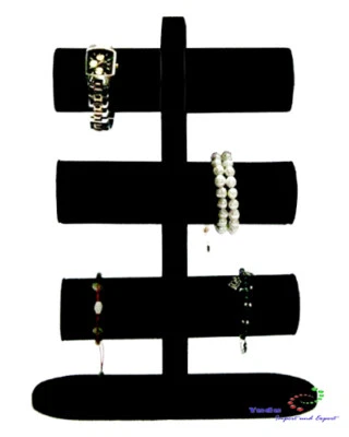 YUDU Hochschmuckständer mit 6 Rollen für Uhren Armband Kette