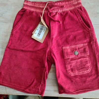   Please süße Shorts Gr.128 Farbe Rot Neu mit Etikett 
