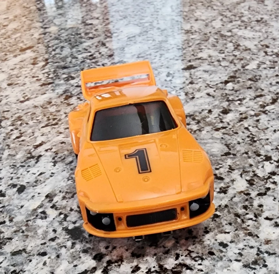 Bachmann SUPERTRAX 1/32-1/43 scale SLOT CAR - Orange Porche NOS "See Sale Price" - Image 2 of 4