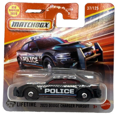 Matchbox 2023 Dodge Charger Pursuit Police C0859 No 37/125 neu und ungeöffnet