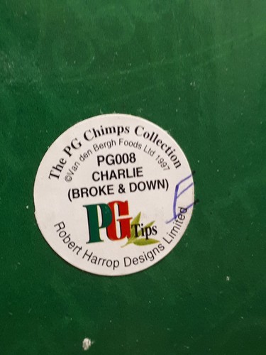 Robert Harrop PG Tips Schimpansen Sammlung: PG008 CHARLIE (BROKE & DOWN) - Bild 4 von 9