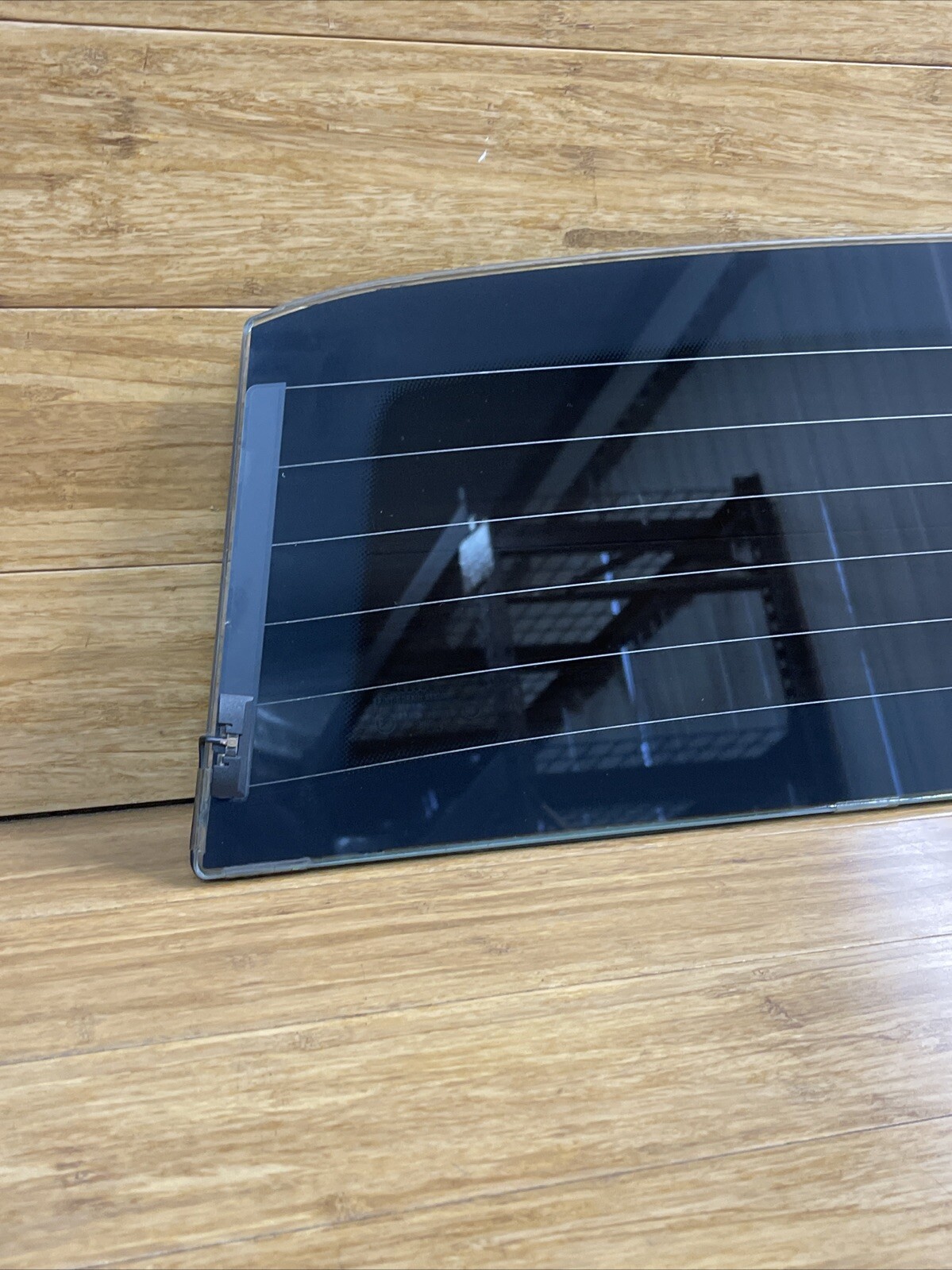2008-2015 Audi R8 Rear Black Partition Window Glass Panel OEM Original