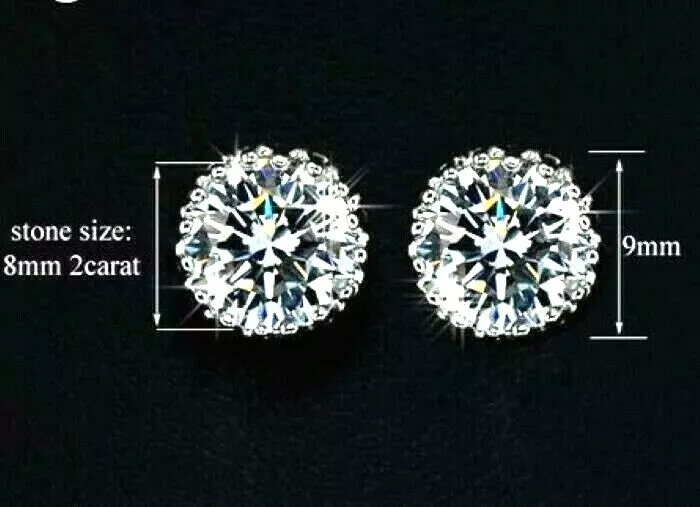 Kite Drops 2 Carat Cubic Zirconia Pear Art Deco Style Earrings