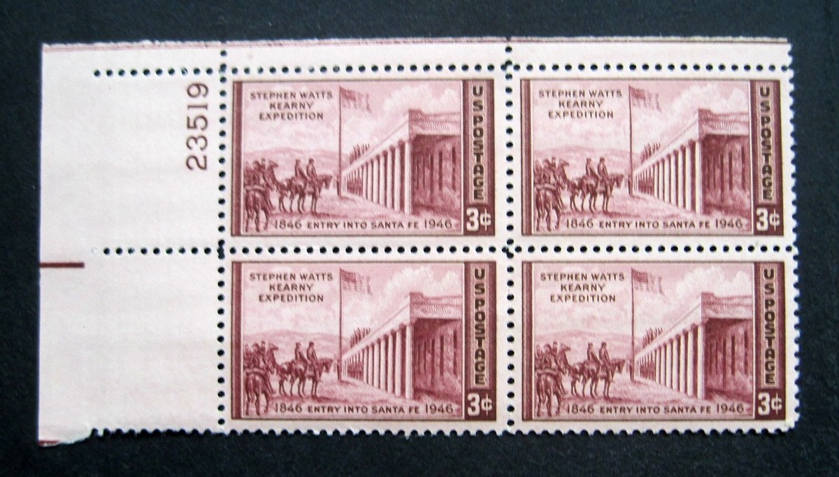 Sc # 944 ~ Plate # Block ~ 3 cent Kearny Expedition Issue (ei19