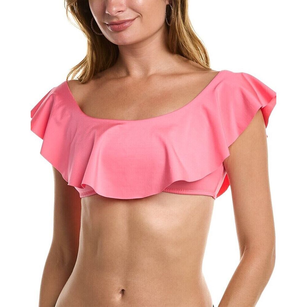 Trina Turk Monaco Ruffle Bikini Top Size 6