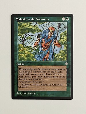 1996 Magic The Gathering MTG - Nature's Lore - NM - Ice Age - Portugiesisch