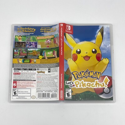 Pokemon Let's Go Pikachu - Nintendo Switch - CASE ONLY - No Game