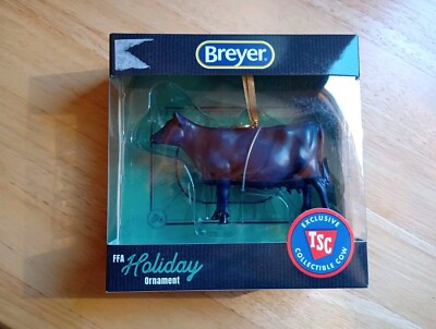 Breyer FFA Collectable Cow Ornament Blue 2023