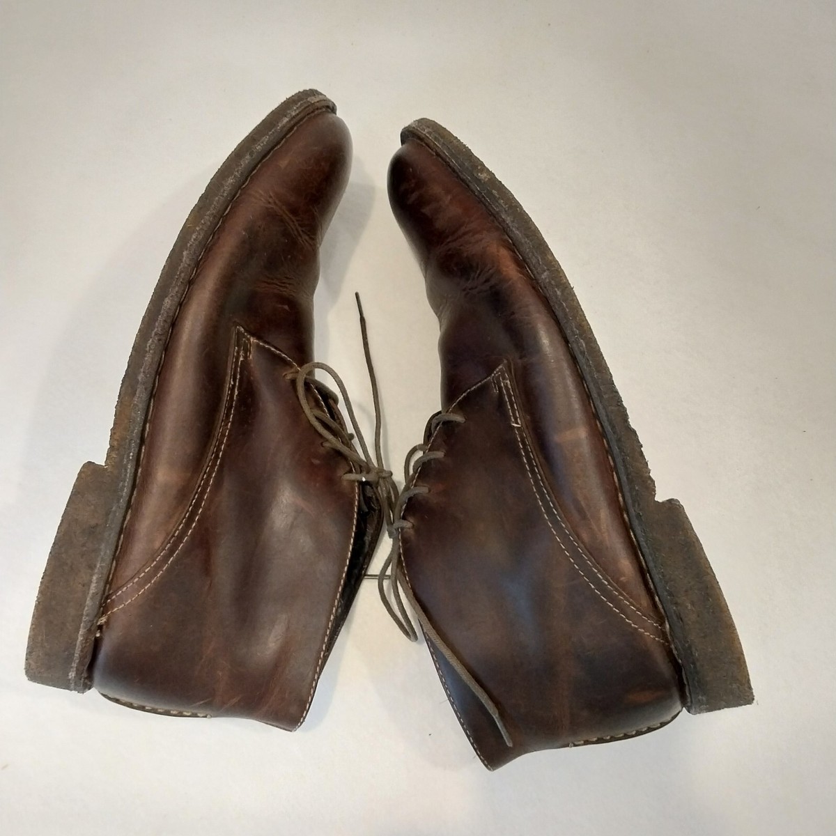 Johnston & Murphy Chukka Boots Mens 10.5 M Brown Leather 