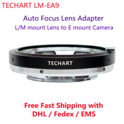 TECHART LM-EA9 Auto Focus Lens Adapter for Leica M Lens to for Sony E Mount A9II