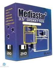 50 HD Disketten 3,5" 2MB schwarz formatiert hohe Dichte werkseitig versiegelt NEU