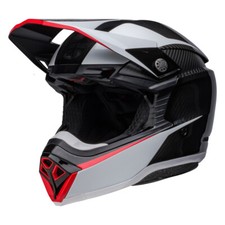 2023 BELL MOTO 10 CARBONIO MIPS SFERICO CASCO RENEN CRUX 2 NERO BIANCO NUOVO MX