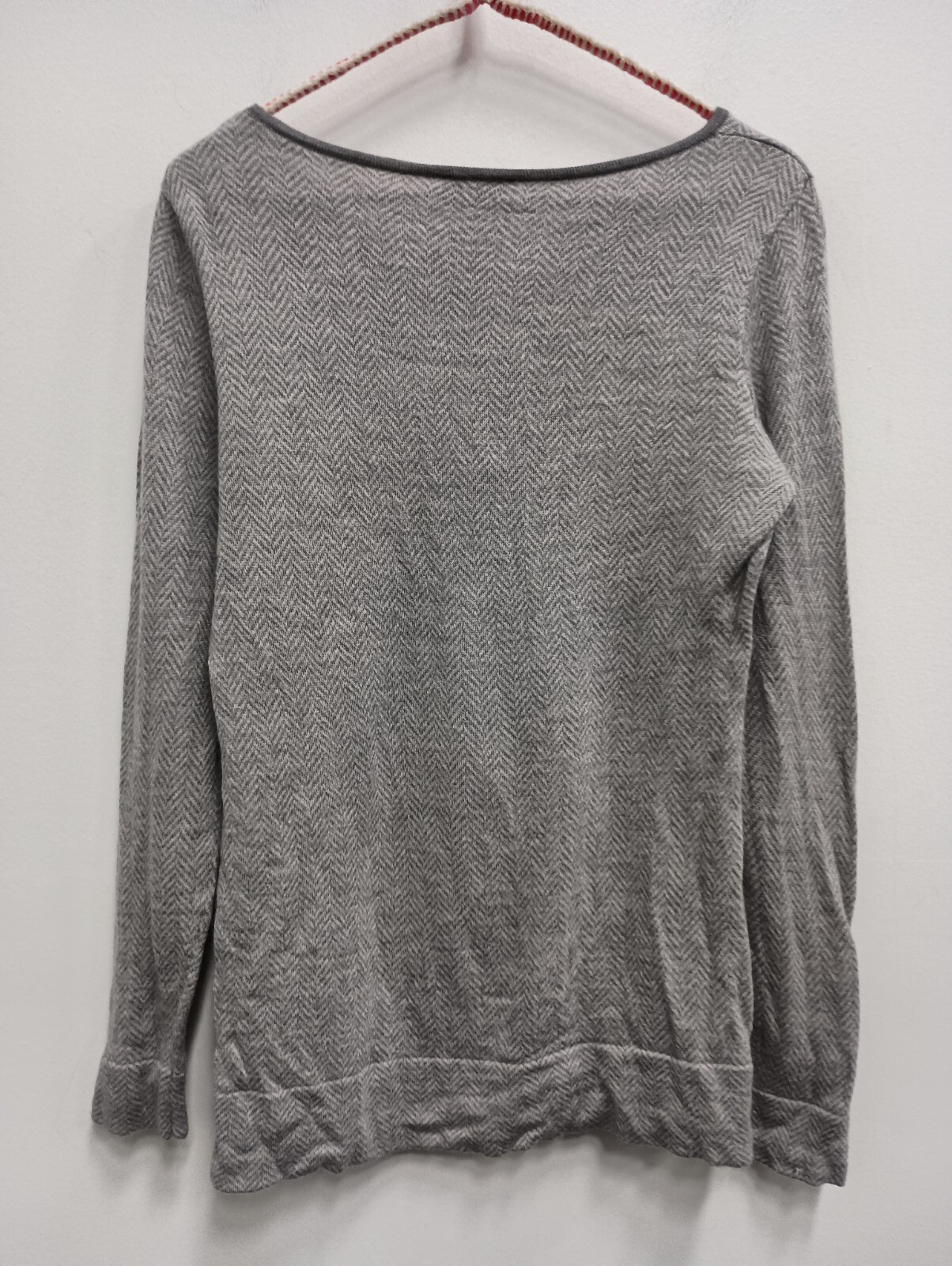 Pendleton Womens 100% Wool Sweater Medium Gray Fl… - image 7