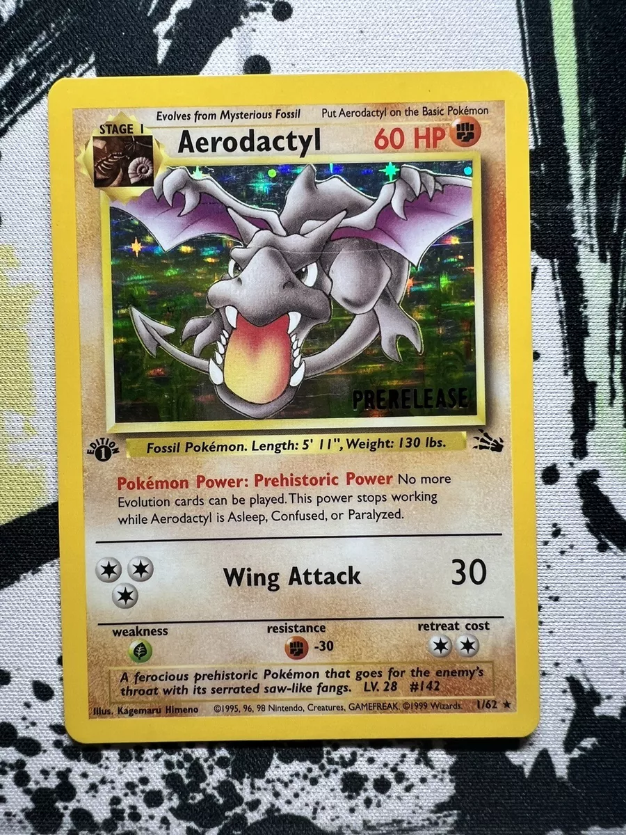 Pokemon Aerodactyl 1/62 Holo Fossil - NM 