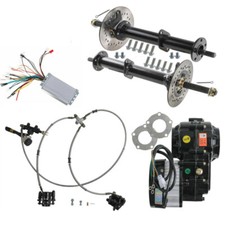 40" Go kart 48V 1000W Differential Rear Axle Kit Controller Brake Trike Golf Car