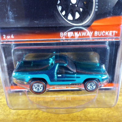Hot Wheels RLC Real Riders Breakaway Bucket 1879/3000 Aqua Redline