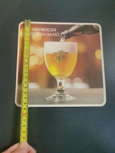 Grimbergen Sous Bock Bierdeckel Beer Mats Coasters Number 260 Visit My Store  - Afbeelding 1 van 2